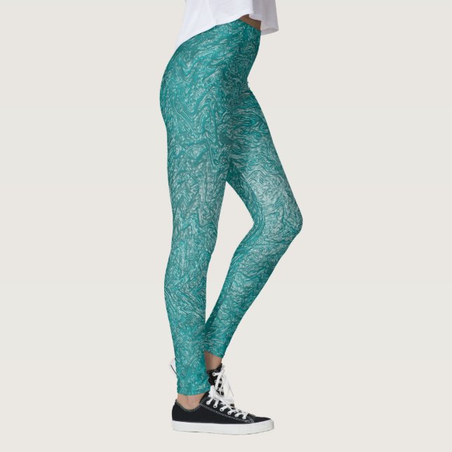Caribbean wild waters..... leggings (Right)