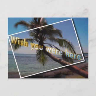 Caribbean Wish you were here: Postcard