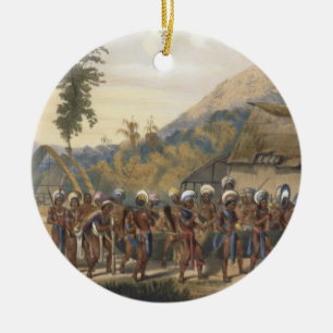 Caribi Village Anai, near the River Rupununi, from Ceramic Tree Decoration
