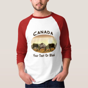 Caribou Duel - Canada T-Shirt
