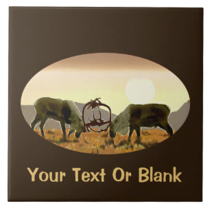 Caribou Duel Ceramic Tile