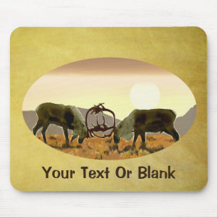 Caribou Duel Mouse Pad
