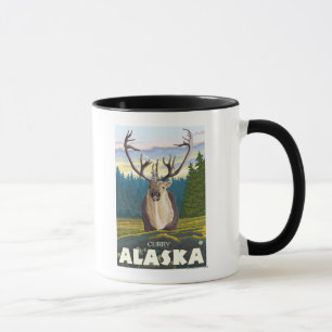 Caribou in the Wild - Curry, Alaska Mug