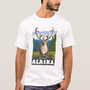 Caribou in the Wild - Skagway, Alaska T-Shirt