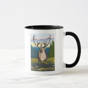 Caribou in the Wild - West Yellowstone, MT Mug