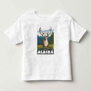 Caribou in the Wild - Yukon, Alaska Toddler T-Shirt