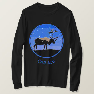 Caribou in Winter - Original Wildlife Art T-Shirt