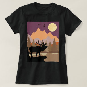 Caribou Mountain Scene #4 T-Shirt