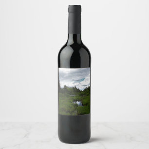 Caribou Plains Bridge Wine Label