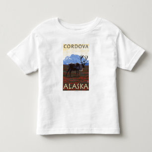 Caribou Scene - Cordova, Alaska Toddler T-Shirt
