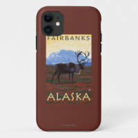 Caribou Scene - Fairbanks, Alaska