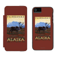 Caribou Scene - Fairbanks, Alaska