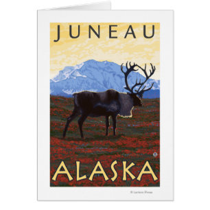 Caribou Scene - Juneau, Alaska
