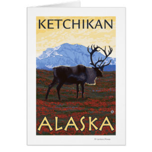 Caribou Scene - Ketchikan, Alaska