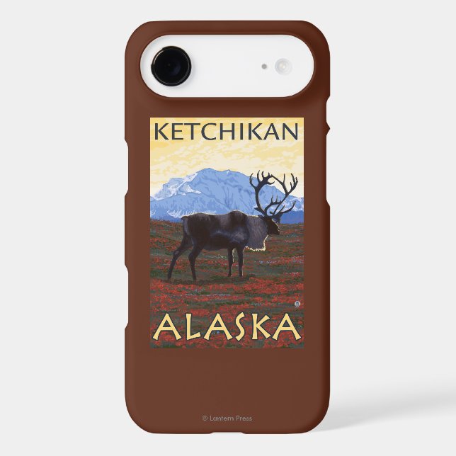 Caribou Scene - Ketchikan, Alaska Case-Mate iPhone Case (Back)