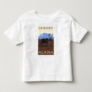 Caribou Scene - Seward, Alaska Toddler T-Shirt