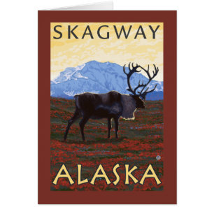 Caribou Scene - Skagway, Alaska