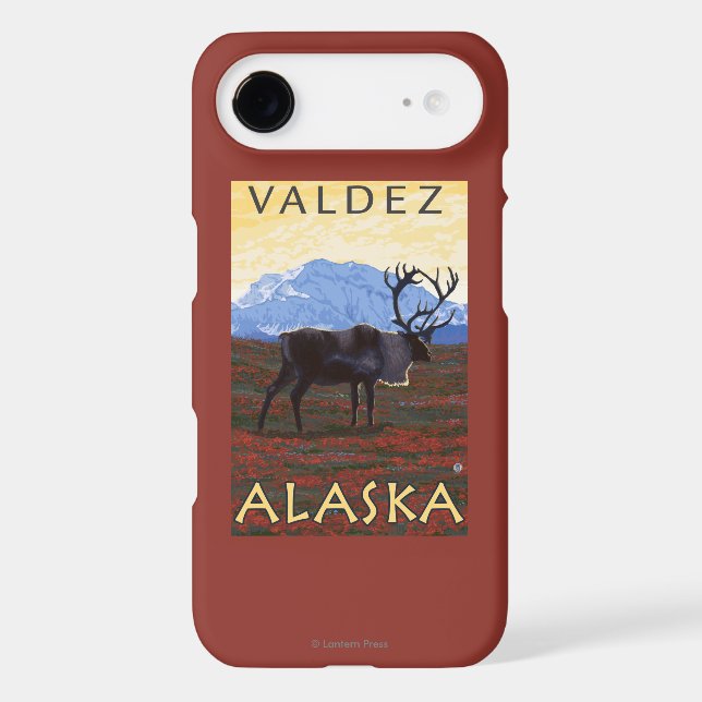 Caribou Scene - Valdez, Alaska Case-Mate iPhone Case (Back)