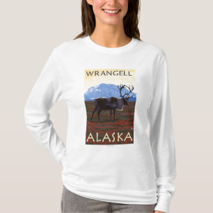 Caribou Scene - Wrangell, Alaska T-Shirt