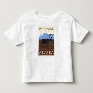 Caribou Scene - Wrangell, Alaska Toddler T-Shirt