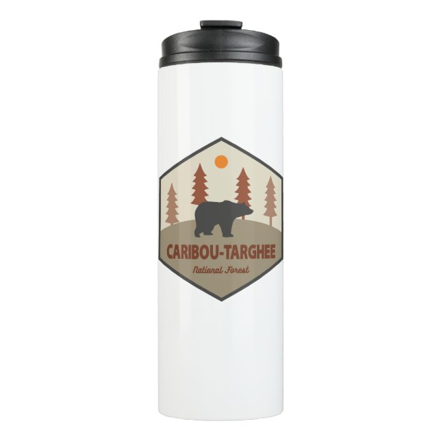 Caribou-Targhee National Forest Bear Thermal Tumbler (Front)