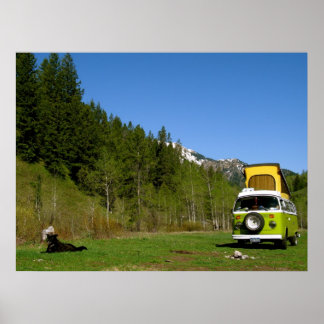 Caribou-Targhee National Forest Camping Photo Poster
