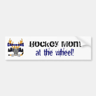 Caribous Hockey Mum bumper sticker