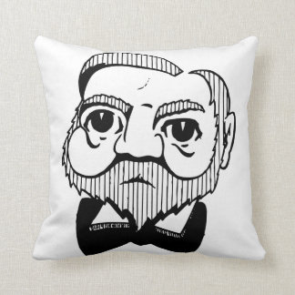 Caricature Andrew Carnegie Cushion
