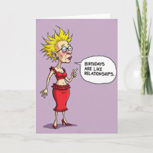 Caricature Birthday Wish Card