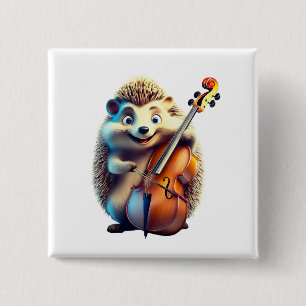 Caricature, Cartoon, Illustration A musical 15 Cm Square Badge