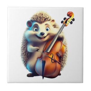 Caricature, Cartoon, Illustration A musical Ceramic Tile