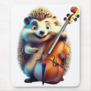Caricature, Cartoon, Illustration A musical Mouse Pad