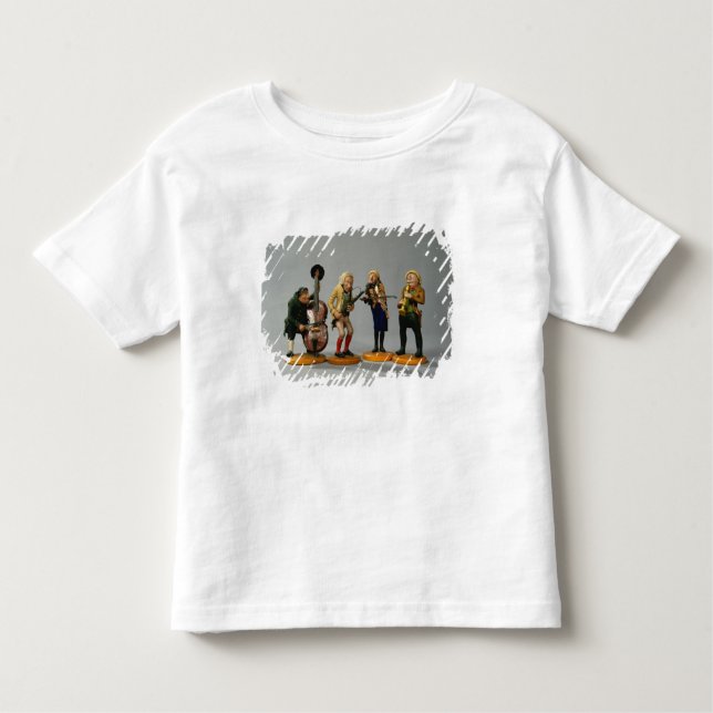 Caricature figurines of musicians toddler T-Shirt (Front)