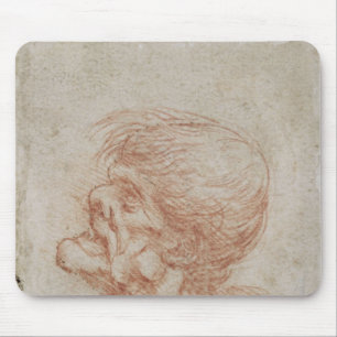 Caricature Head Study of an Old Man, c.1500-05 Mouse Pad