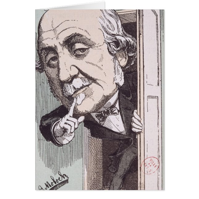 Caricature of Albert, Duc de Broglie (Front)
