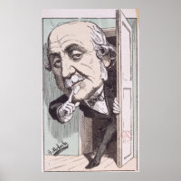 Caricature of Albert, Duc de Broglie
