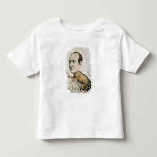 Caricature of Baron Georges Eugene Haussmann Toddler T-Shirt