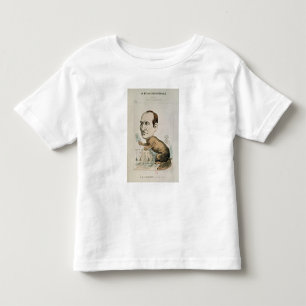 Caricature of Baron Georges Eugene Haussmann Toddler T-Shirt