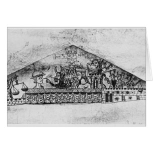 Caricature of English Jews, from a Haggadah