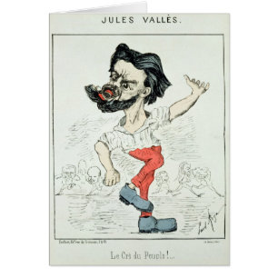 Caricature of Jules Valles