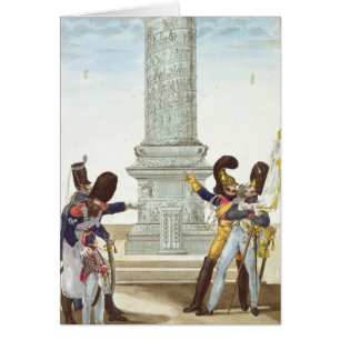 caricature of soldiers at the Colonne Vendome