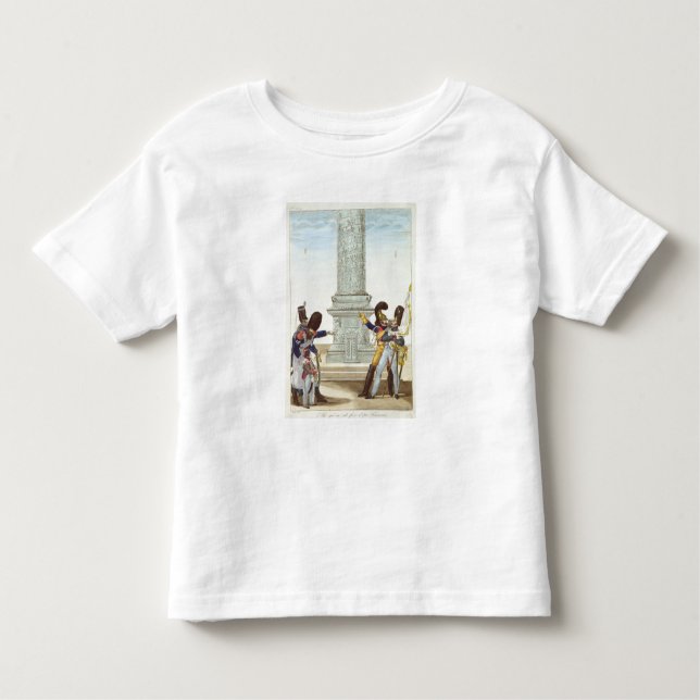 caricature of soldiers at the Colonne Vendome Toddler T-Shirt (Front)