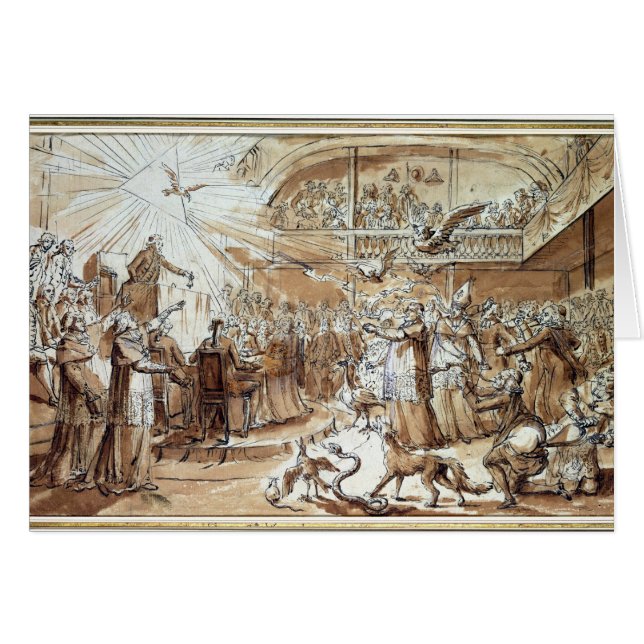 Caricature of the clergy (Front Horizontal)