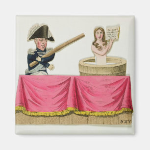 Caricature of the Constitutional Charter Magnet