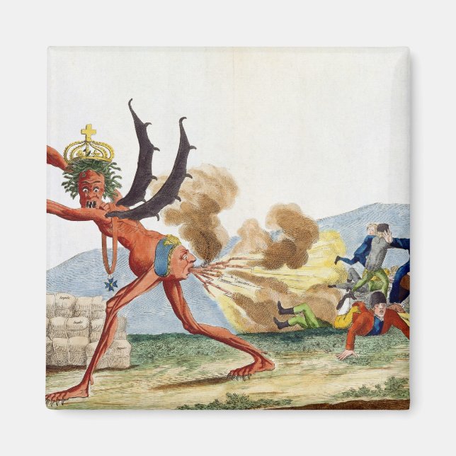 Caricature of the English Government, 1793 Magnet (Front)