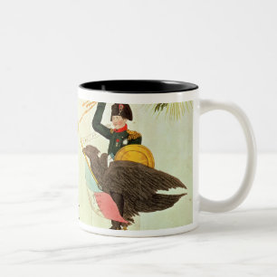 Caricature of the 'Hundred Days' Two-Tone Coffee Mug