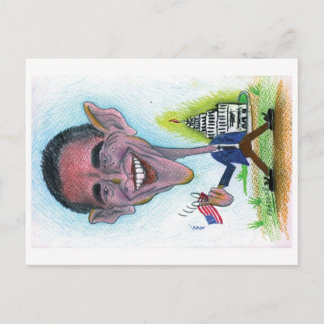 Caricature-Postcard Obama Postcard