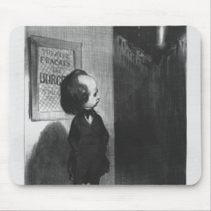 'Caricatures du jour', caricature of Victor Hugo Mouse Pad