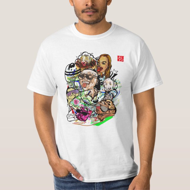 caricatures mens' t-shirts (Front)