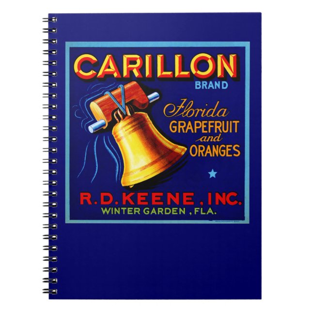 Carillon Florida Grapefruits Notebook (Front)
